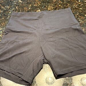 lululemon athletica Black High-Waisted Shorts